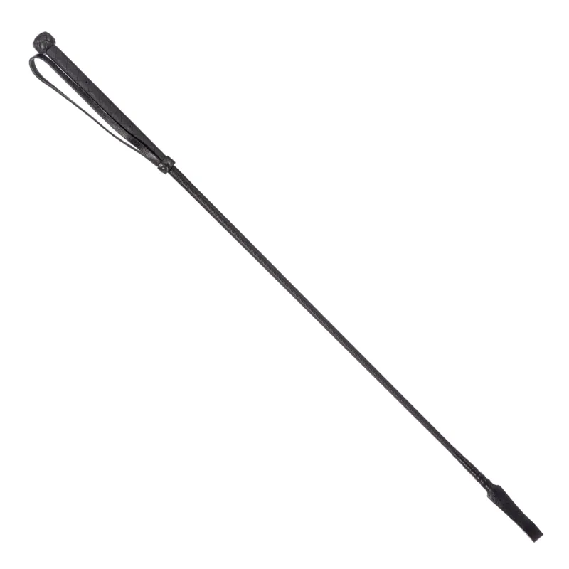 Country Direct Braided Everyday Riding Whip Black 60cm